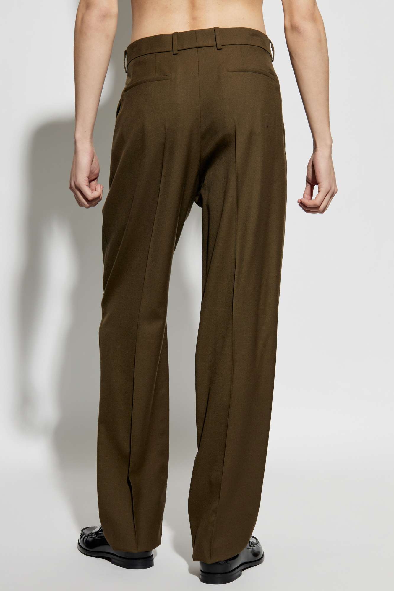 Saint Laurent Wool pants with creases | Men's | Vitkac